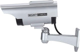 Solar Powered Dummy CCTV Bullet Camera (Green)