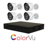 HiLook IP POE ColorVu Combo 5MP ColorVu 4 Camera Kit