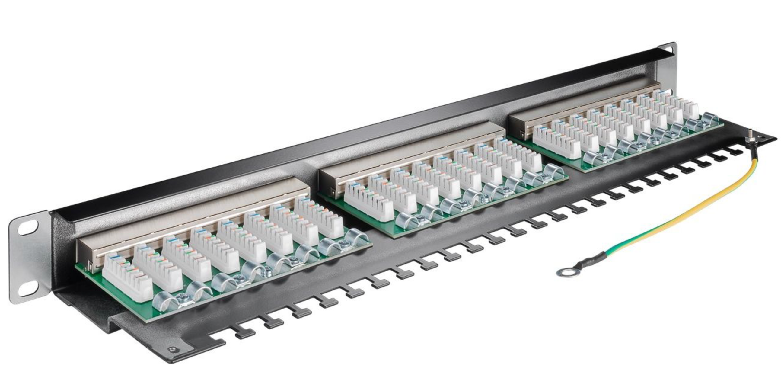 Leds Panel 19 Inch 19-inch Patch Panel 24 Port STP Shielded – CTS Systems