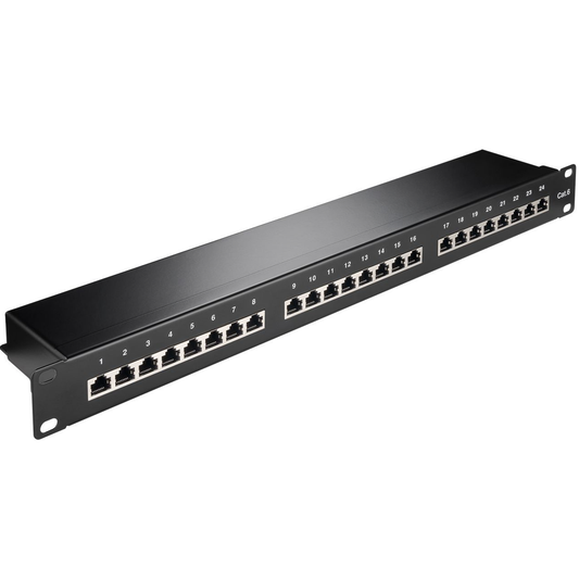 19-inch Patch Panel 24 Port STP Shielded