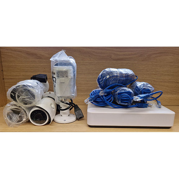 4 CAMERA IP CAMERA KIT