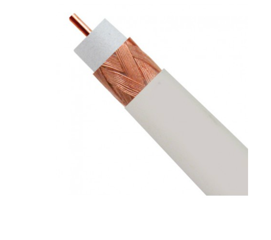 RG6 Coaxial Cable White 50 Metre