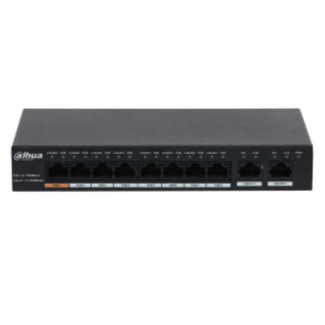 Dahua 8 Port Gigabit POE Switch 2 x Uplink