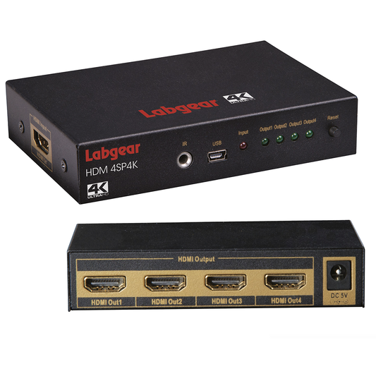 Labgear 1x4 HDMI Splitter