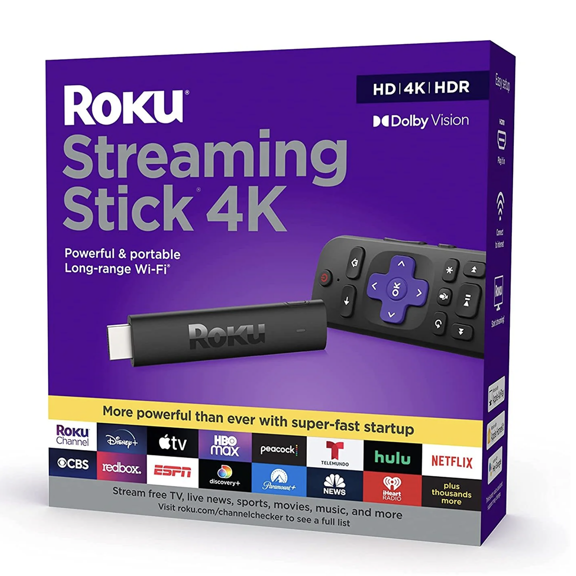 Roku Streaming Stick 4K Streaming Device