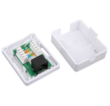 Single CAT6/CAT5e Junction Box (Surface Mountable)