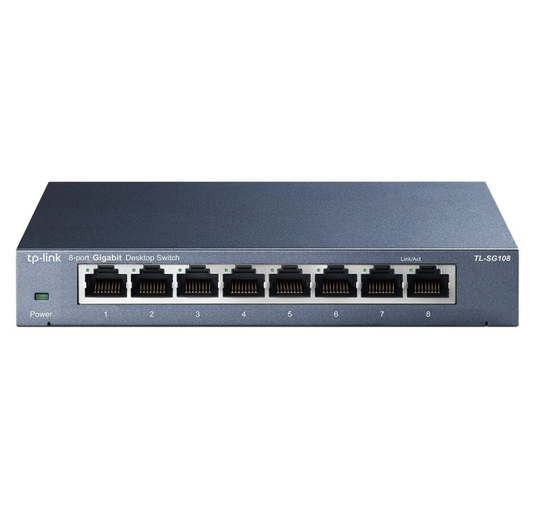 TP-Link 8 Port Unmanaged Gigabit TPL-TL-SG108