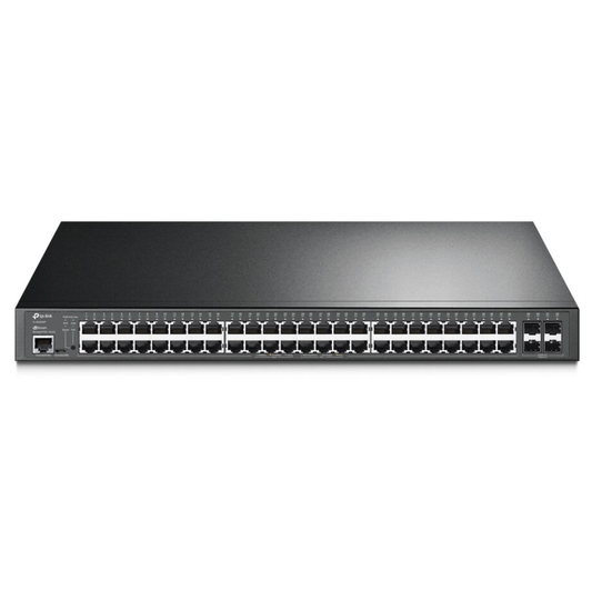 TP-Link JetStream 52-P GB Switch 48P PoE TPL-TL-SG3452P