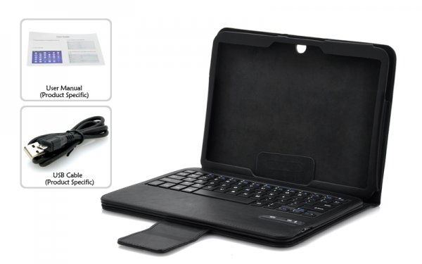 Galaxy Tab 3 10.1 Wireless Bluetooth Keyboard Case with Bluetooth 3.0