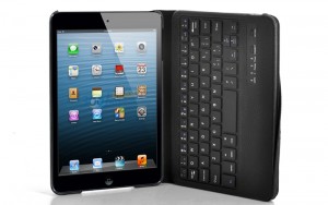 iPad Mini Case with Detachable Bluetooth Keyboard & 360 Rotating