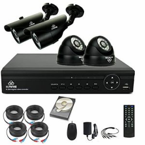 4 Camera CCTV kit DVR 4 Outdoor Cameras